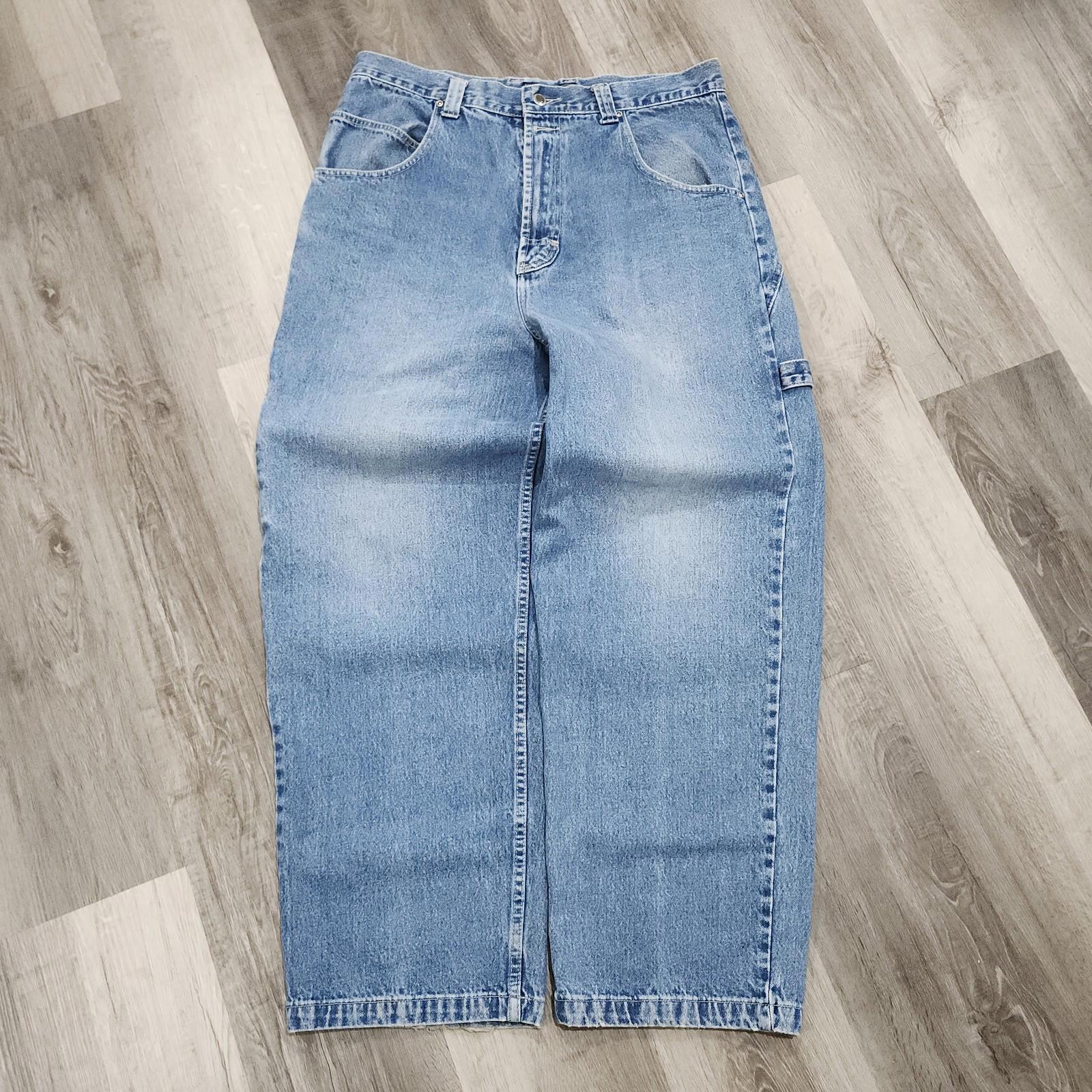 Vintage Y2k Route 66 Loose Wide Baggy Skater Punk Grunge Rave Jnco Style 36x32